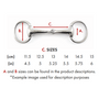 Premier Equine Bit Size Guide
