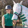 StormX Original Tropical Paradise Combi Fly Rug in Vine Green/White - Matching Fly Mask