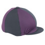Shires Hat Cover - Black/Plum