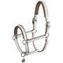 Eskadron Classic Sports Double Pin Headcollar in Powder Green/White/Velvet Taupe