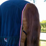 Premier Equine Buster Fleece Vecto Cooler Rug in Navy - Tail