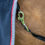 Premier Equine Asure Fleece Rug in Black - Tail String