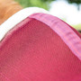 Premier Equine Arisca Scrim Cooler Rug in Burgundy - Wither Pad
