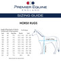 Premier Equine Rug Size Guide