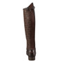 Premier Equine Actio Leather Half Chaps in Brown -Back