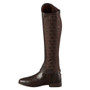 Premier Equine Actio Leather Half Chaps in Brown - Inner Side