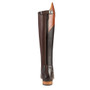 Premier Equine Ladies Passaggio Leather Field Tall Riding Boots in Brown - Back