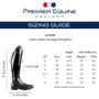 Premier Equine Ladies Levade Leather Dressage Riding Boots Size Guide