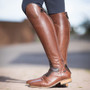 Premier Equine Ladies Dellucci Long Leather Field Riding Boots in Brown - Lifestyle