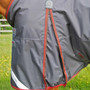 Premier Equine Buster Turnout Rug with Classic Neck Cover 150g in Grey - Shoulder Gusset