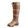 Premier Equine Ladies Vallenia Waterproof Country Boots in Brown - Front/Inner Side