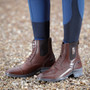 Premier Equine Denver Leather Paddock Boots in Brown - Lifestyle