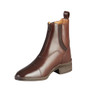 Premier Equine Balmoral Leather Paddock Boots in Brown -  Front/Inner Side