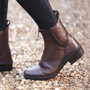 Premier Equine Balmoral Leather Paddock Boots in Brown - Lifestyle