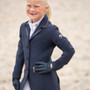 Hy Equestrian Childrens Cadiz Mizs Show Jacket in Navy/Rose Gold - Front