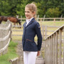 Hy Equestrian Childrens Cadiz Mizs Show Jacket in Navy/Rose Gold - Side