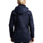 Premier Equine Ladies Cascata Waterproof Jacket - Navy - Back