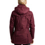 Premier Equine Ladies Cascata Waterproof Jacket - Wine - Back