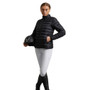 Premier Equine Ladies Alsace Puffer Jacket - Black - Front
