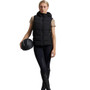 Premier Equine Ladies Pavoni Quilted Gilet - Black- Front