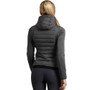 Premier Equine Ladies Arion Riding Jacket With Hood - Anthracite Grey - Back