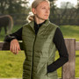 Premier Equine Ladies Dante Gilet - Olive - Lifestyle