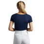 Premier Equine Ladies Fiero Cotton T-shirt - Navy - Back