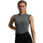 Premier Equine Ladies Alito Sleeveless Riding Top - Grey - Front
