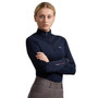 Premier Equine Ladies Arclos Technical Long Sleeved Training Top in Navy - Side/Front
