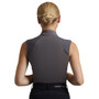 Premier Equine Ladies Derina Technical Sleeveless Riding Top in Anthracite Grey - Back