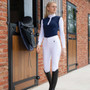 Premier Equine Ladies Rossini Lycra Show Shirt in Navy/White - Lifestyle