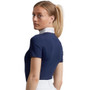 Premier Equine Ladies Maria Diamante Show Shirt in Navy - Side/Back
