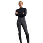 Premier Equine Ladies Coco II Gel Full Seat Breeches in Anthracite Grey - Front Full Length