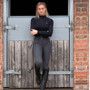 Premier Equine Ladies Coco II Gel Full Seat Breeches in Anthracite Grey - Lifestyle