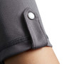Premier Equine Ladies Amia Technical Short Sleeved Riding Top in Anthracite Grey - Sleeve Detail