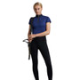 Premier Equine Ladies Amia Technical Short Sleeved Riding Top in Navy - Front Outfit