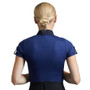 Premier Equine Ladies Amia Technical Short Sleeved Riding Top in Navy - Back
