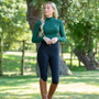 Premier Equine Ladies Virtue Full Seat Gel Riding Breeches in Black - Lifestyle