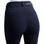 Premier Equine Ladies Moneta Riding Breeches in Navy- Seat Detail