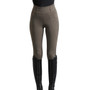 Premier Equine Ladies Ventus Full Seat Gel Riding Tights in Taupe - Front