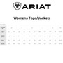 Ariat Womens Tops Size Guide