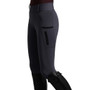 Premier Equine Ladies Concerto Riding Tights - Grey - Side View