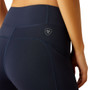 Ariat Ladies Avail 2.0 Half Grip Riding Tights in Navy - Back Detail