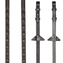 LeMieux Magna Grip Rubber Reins - Brown/Brass