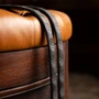 LeMieux Magna Grip Rubber Reins in Brown/Silver