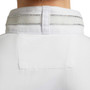 Premier Equine Childrens Maria Diamanté Show Shirt  - White - Collar Detail