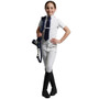 Premier Equine Childrens Luciana Short Sleeve Show Shirt  - White - Lifestyle