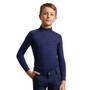 Premier Equine Childrens Ombretta Technical Riding Top - Navy - Front