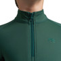 Premier Equine Childrens Ombretta Technical Riding Top - Green - Zip Detail