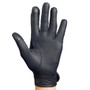 Premier Equine Bordoni Leather Mesh Riding Gloves in Navy - Palm